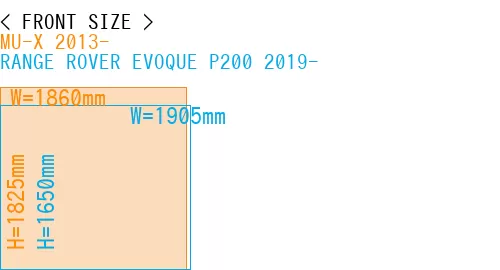 #MU-X 2013- + RANGE ROVER EVOQUE P200 2019-